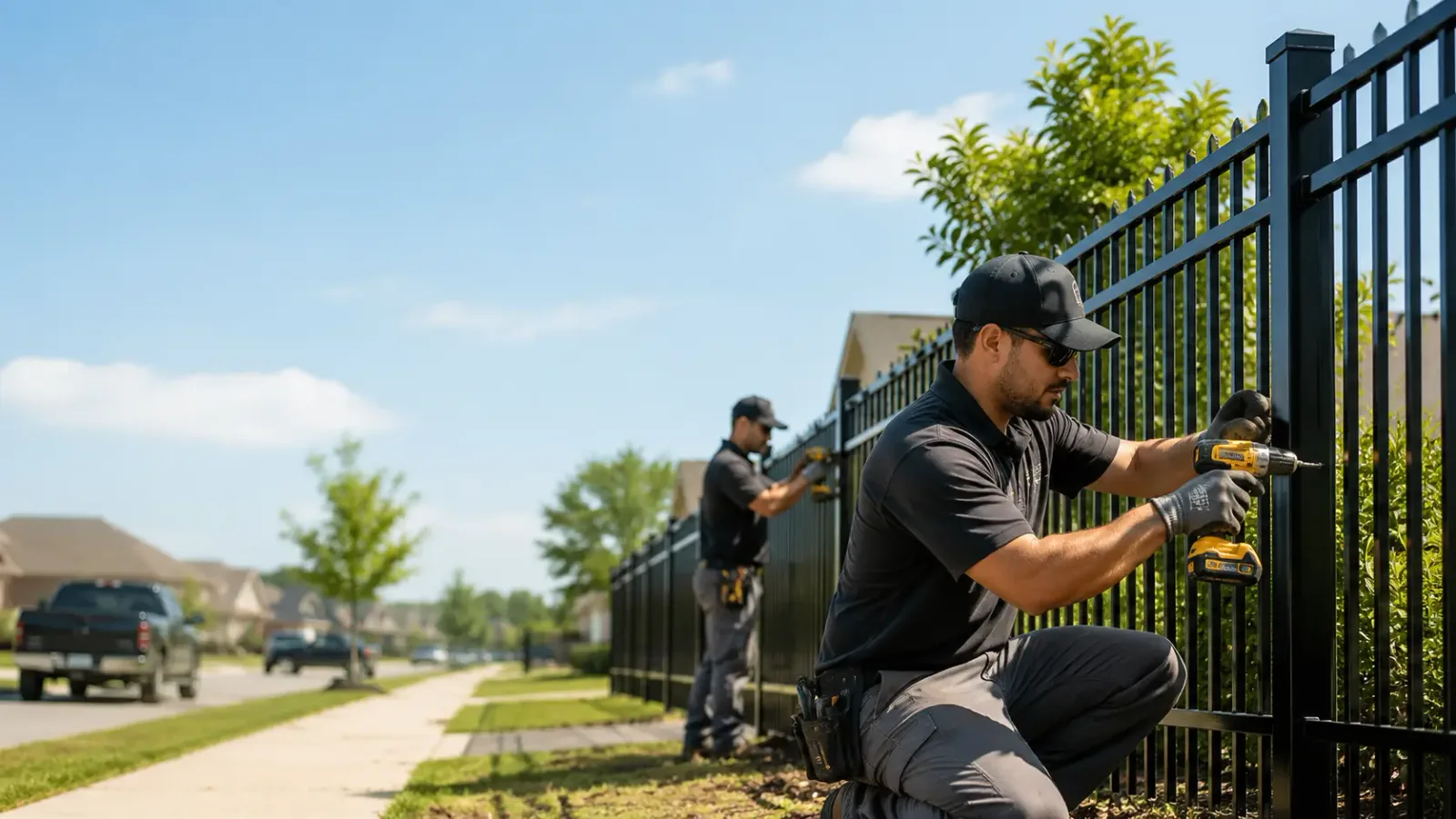Metal Fence Installation in La Villa, TX